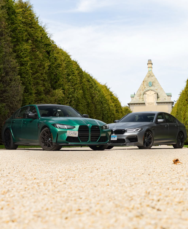 BMW M3 and M5 at estate