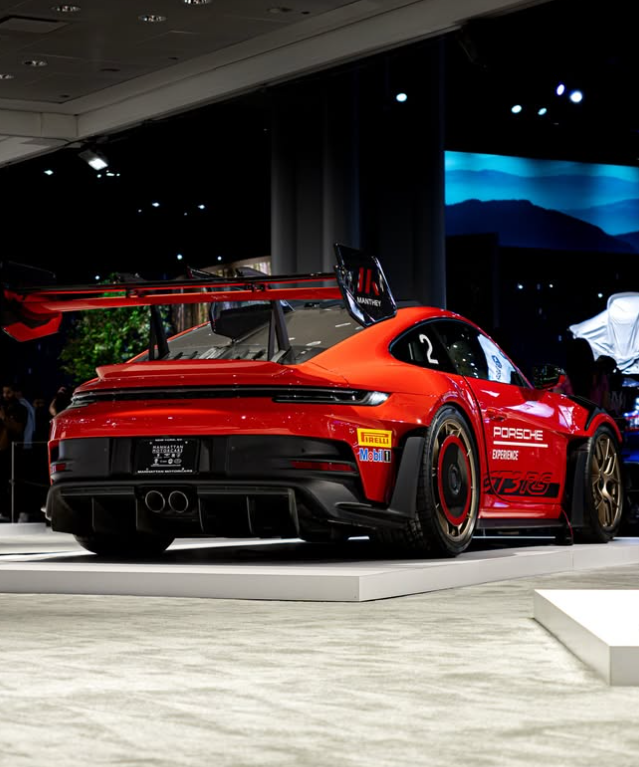 Porsche 911 GT3 RS Manthey at auto show